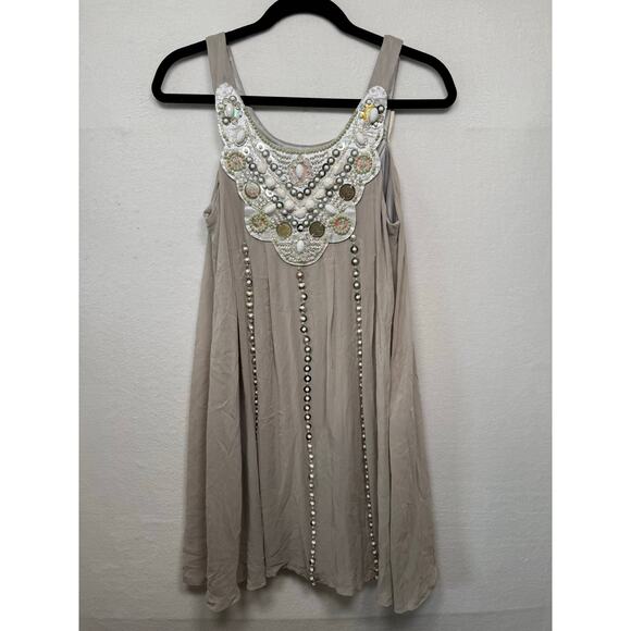 Sue Wong Nocturne Vintage Silk Beaded Cocktail Dress, Size 6